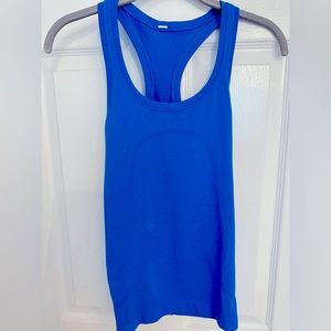 Pool Blue Lululemon Swiftly Tech tank top